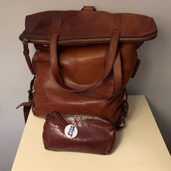 ISO👉Aunts and Uncles leather backpack purse - Picture 2 of 4